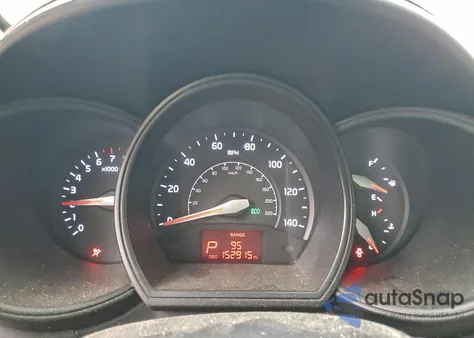 2014 Kia Rio Lx из США, поврежденный, VIN KNADM4A37E6350992